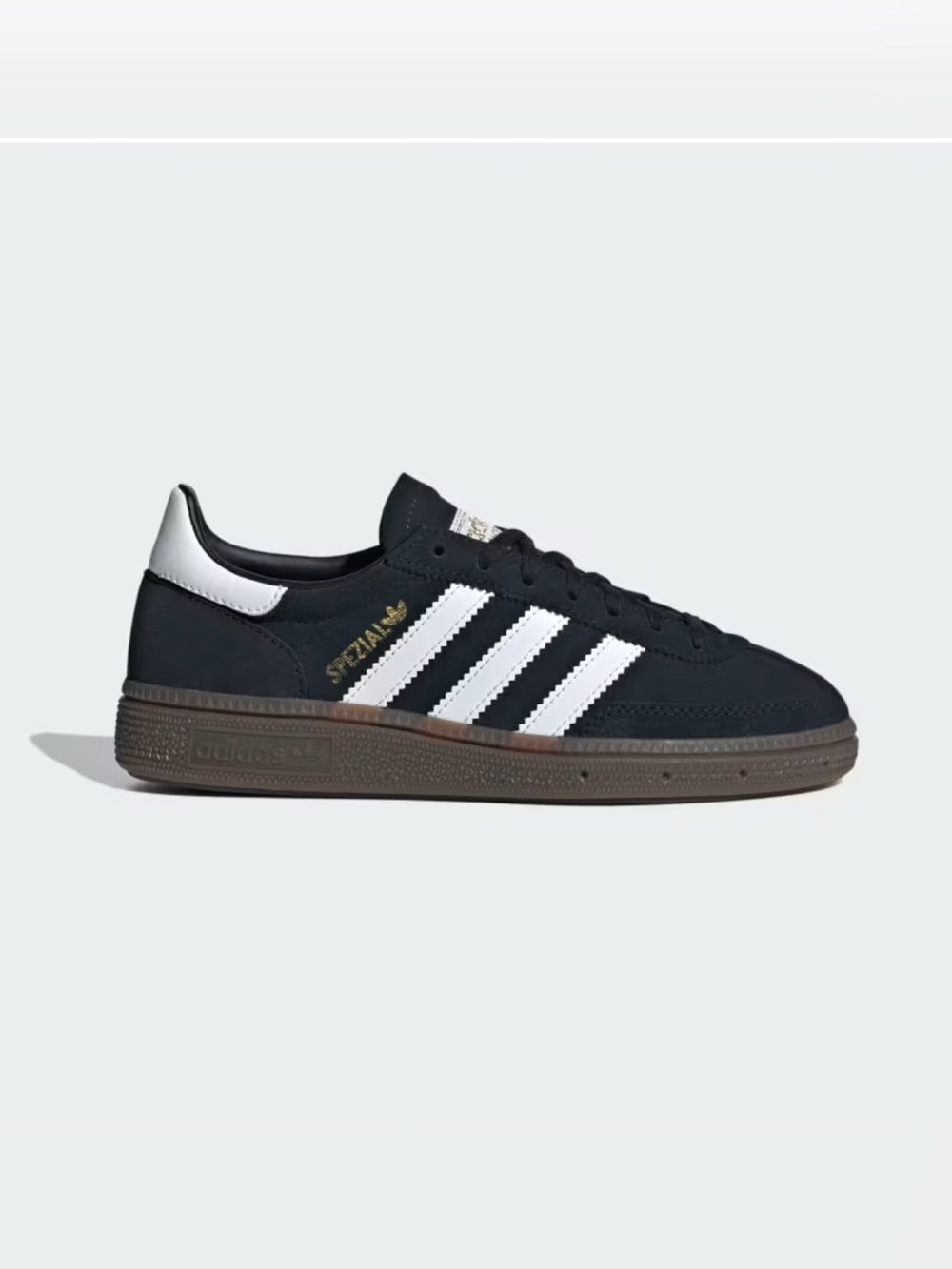 adidas Spezial juniors Black White Gum-Soled Sneaker